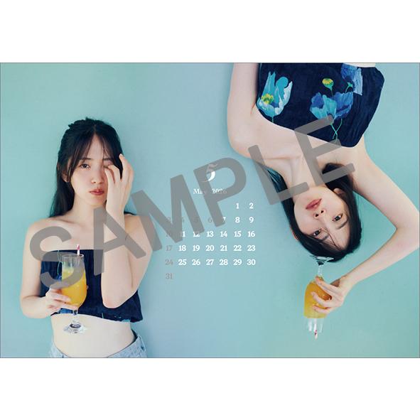 卓上 鈴木愛理 2026年 4月始まりカレンダー CL26-4501R : カレナビ