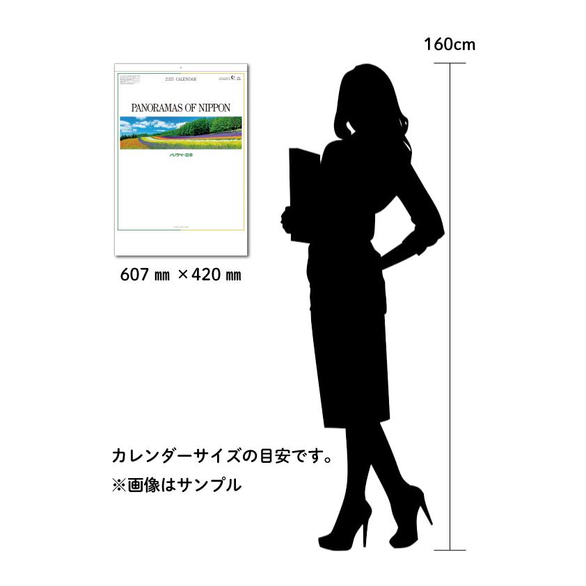 【50冊からご注文可】 名入れ 創日社 2025年(令和7年) カレンダー 壁掛け パノラマ・日本 SB-186 (60.7×42cm) 社名 団体名 印刷 挨拶 御年賀 最安 メモ欄 風景｜calendar-market｜03