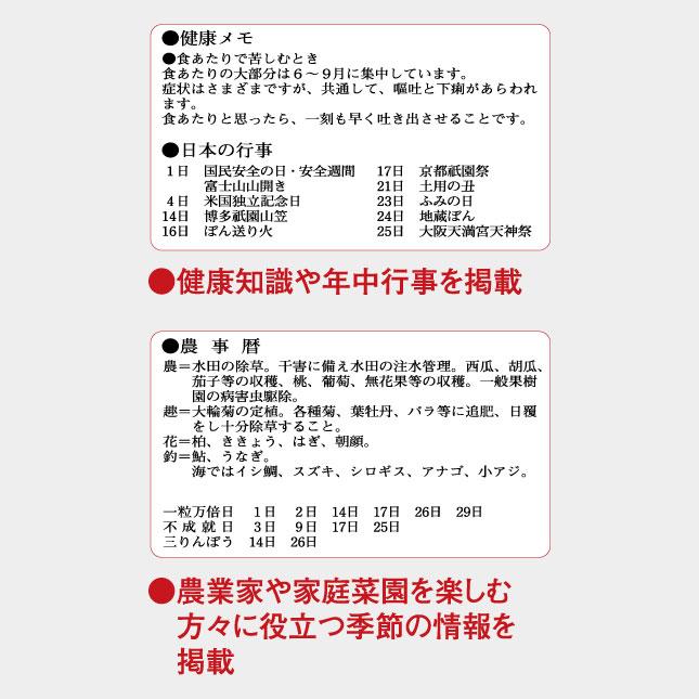 名入れカレンダー 2027 壁掛け SG-288 3色文字月表 100冊_3
