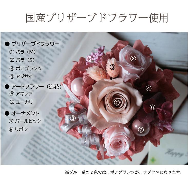 送別会 退職 結婚 祝い プレゼント プリザーブドフラワー ケース付き 花 ギフト 電報 結婚式 F47 プリザーブドフラワーかれんじゅら 通販 Yahoo ショッピング