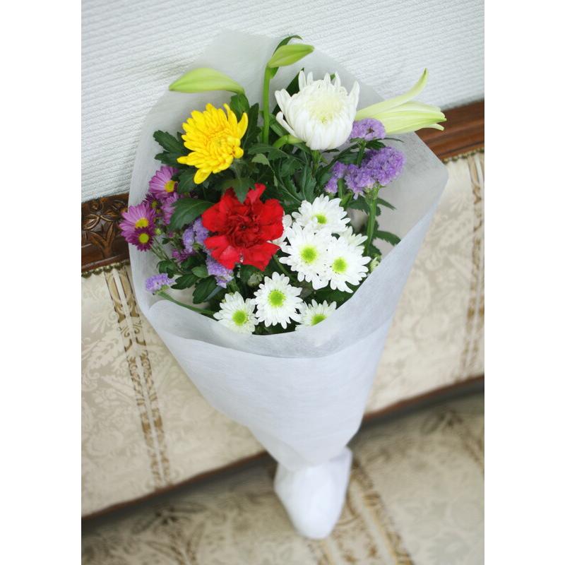お供え 花束 生花 仏壇用 お墓参り仏花 10束セット_3