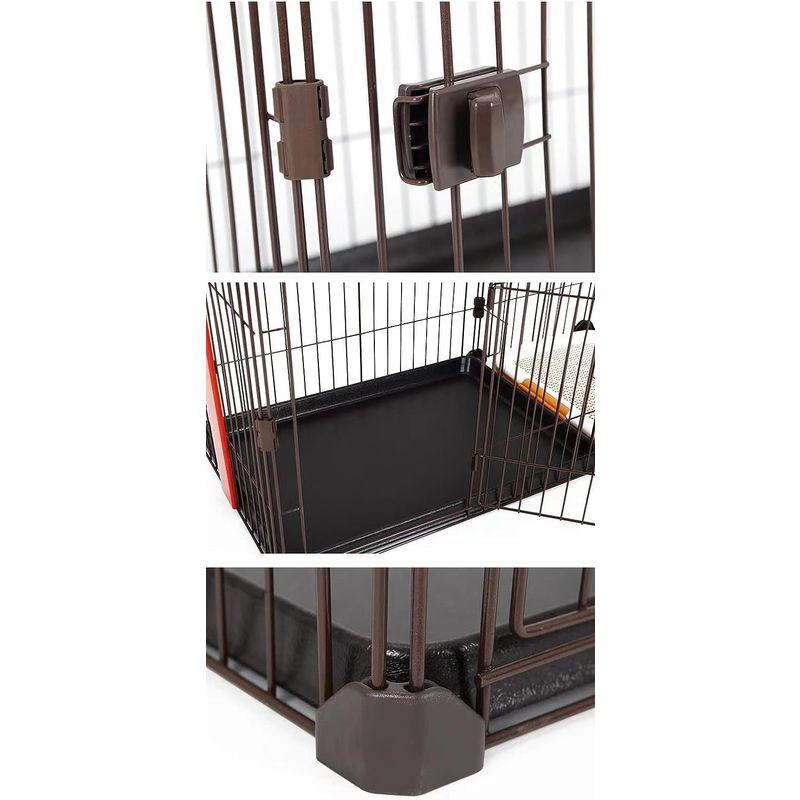 ペット用ケージ★屋根付き★トイレのしつけが出来る ドッグルームサークル ベストセラーペット用品、生き物 - N&S 犬 ゲージ ペットサークル
