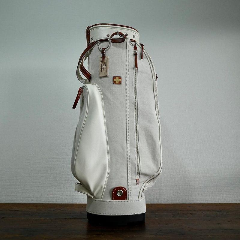 【新入荷】 木の庄帆布 KinoshoTRANSIT クロスハンドルキャディバッグ KHG22-CH02WN- 2023年新バージョン 9.5型 口枠6 【JSB1171204236】(41026円)