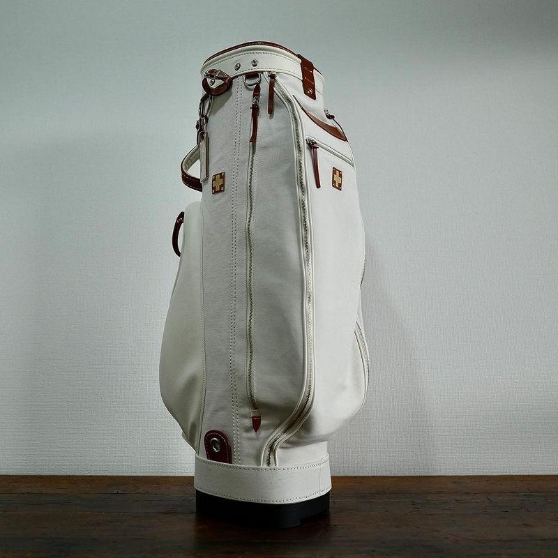 【新入荷】 木の庄帆布 KinoshoTRANSIT クロスハンドルキャディバッグ KHG22-CH02WN- 2023年新バージョン 9.5型 口枠6 【JSB1171204236】(41026円)