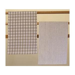 CALIENTE Linea リトアニア リネン 麻 100％ ペイトン ストライプ バスタオル トープ色 bt051 |  | 03