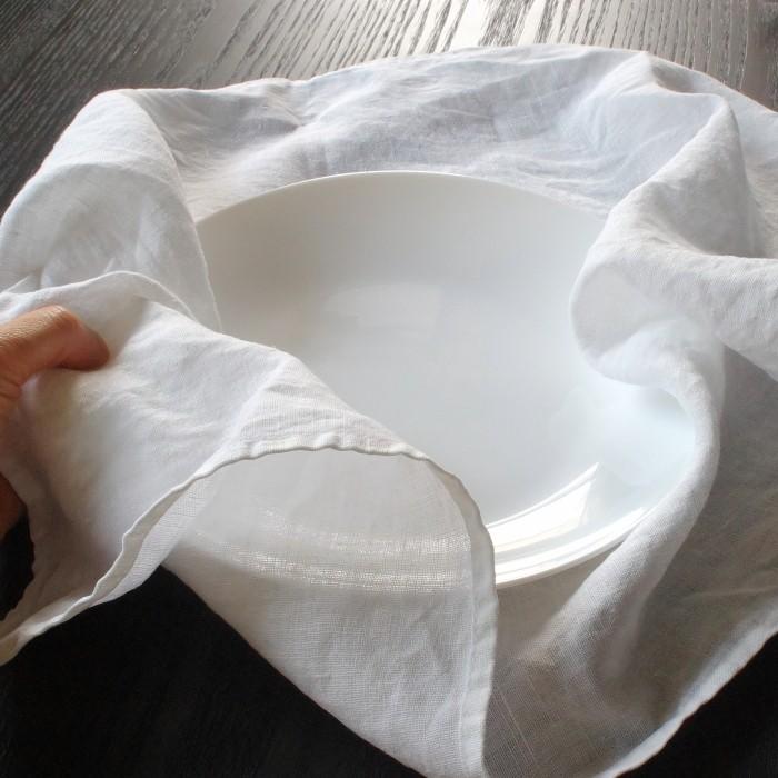 CALIENTE リトアニア リネン 麻 100％ プラーノ 白 L クロス フェイスタオル キッチンタオル ki035 |  | 02