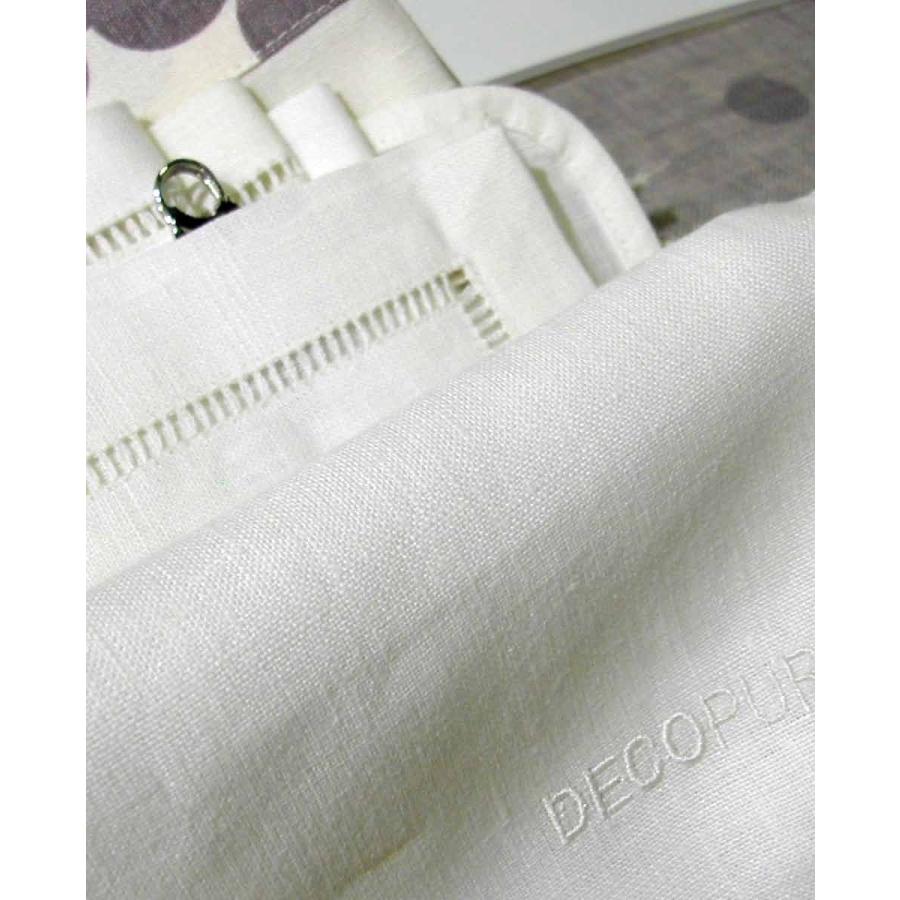 Louis Philips リネン亜麻ゲストタオル　ミニプレースマット 20x20 ホワイト６枚組　パース付き   【送料無料】 |  | 01