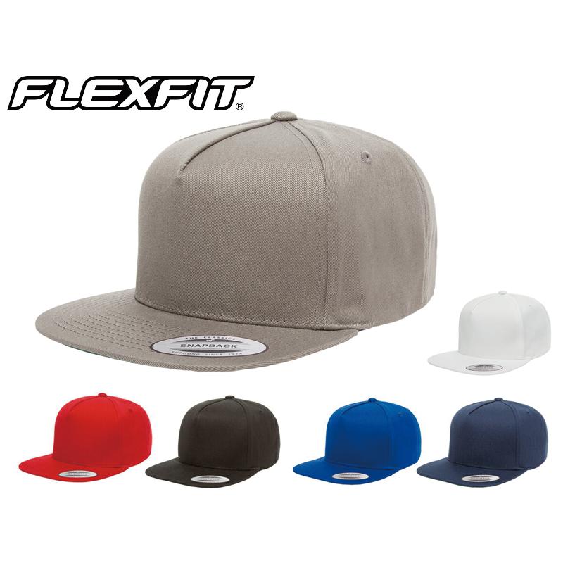 YUPOONG FLEXFIT 6007 キャップ スナップバック 5 Panel Cotton Twill