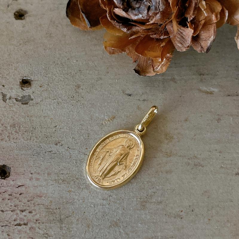 LA直輸入14K カリフォルニアゴールド Maria YellowGold ペンダント