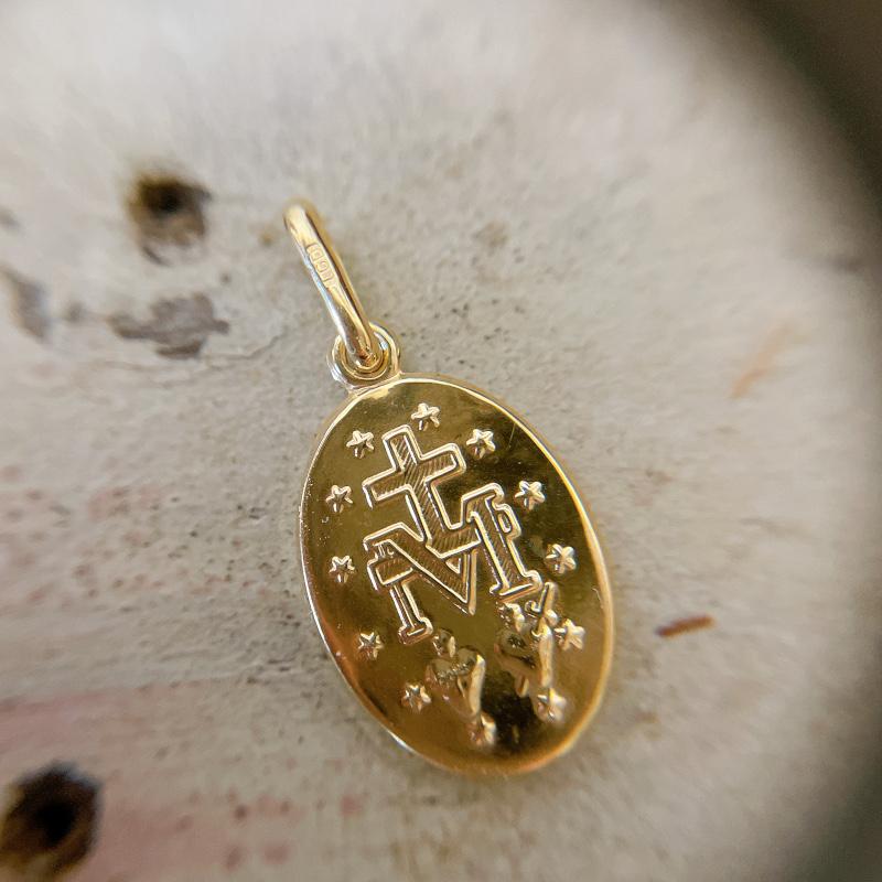 LA直輸入14K カリフォルニアゴールド Maria YellowGold ペンダント