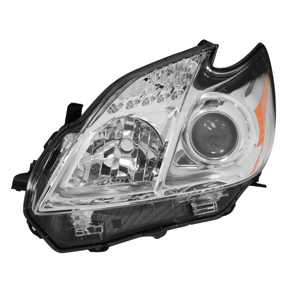 DEPO 正規品トヨタ プリウス 30系 前期 後期 ヘッドライト ヘッドランプ ハロゲン 左右セット US仕様 日本仕様 日本光軸 左側走行 デポの画像