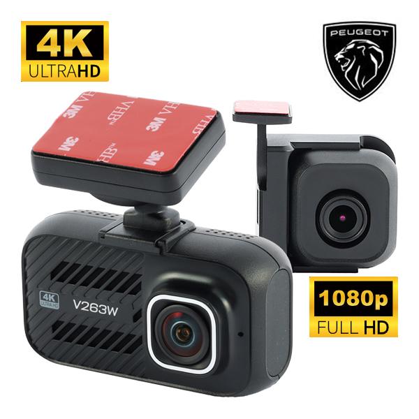 プジョー純正　4Kドライブレコーダー V263W MOPAR純正 ドライブレコーダー ドラレコ 前後2カメラ 駐車監視