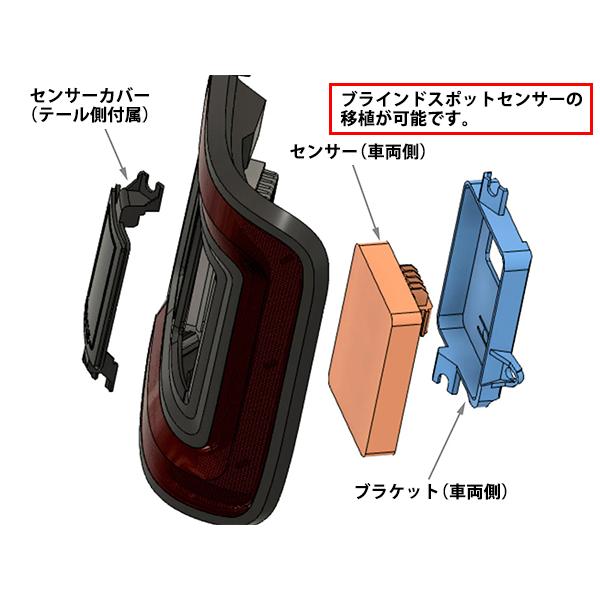 JLラングラー 純正テールランプ 左右セット　ブラインドセンサー付 JLラングラー 純正テールランプ 左右セットブラインドセンサー付