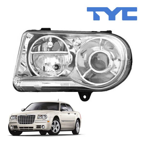 【ママさん専用】クライスラー 300C 前期 純正ヘッドライト TYC 正規品 05-10y クライスラー 300C (5.7L/6.1L) ヘッドランプ