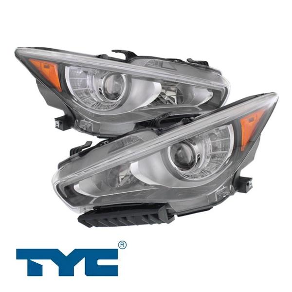 14-17y 日産 スカイライン (Q50) V37系 US仕様 LEDヘッドランプ ヘッド