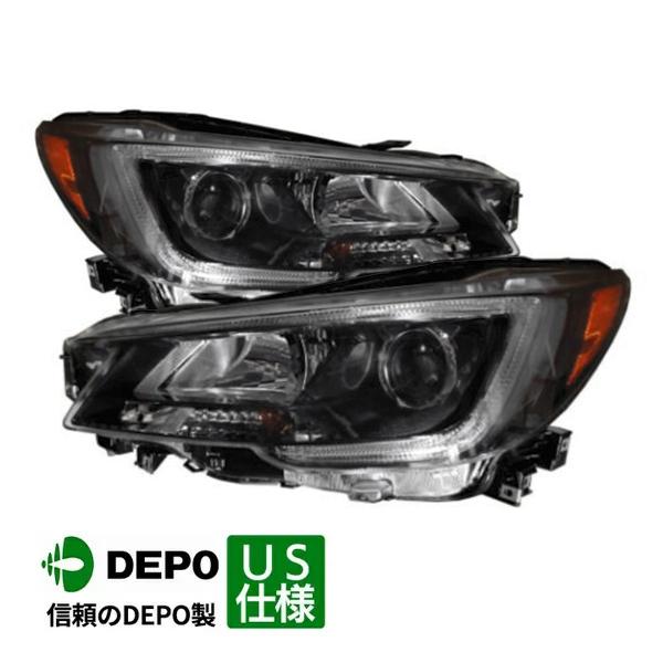 スバルBS9 アウトバック後期 純正 LEDヘッドライト 左84913AL312 DEPO 正規品 ハロゲンヘッドランプ ヘッドライト 純正タイプ 左右