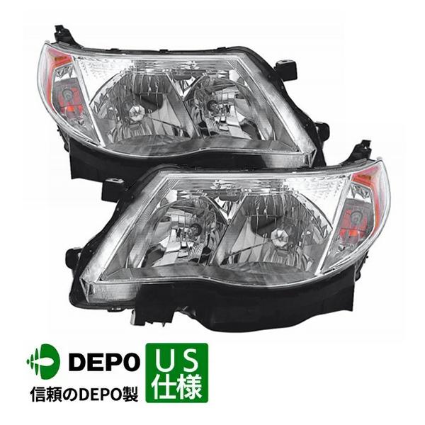 SUBARU フォレスター ヘッドライト 左右セット DEPO 正規品 HIDヘッドランプ ヘッドライト 純正タイプ 左右セット