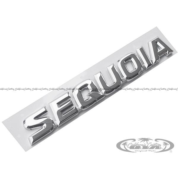 USトヨタ純正 TOYOTA 01-07y セコイア リアエンブレム SEQUOIAロゴ 