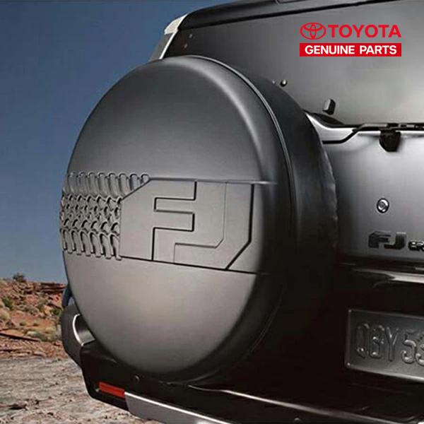 FJクルザー　背面タイヤカバー　USトヨタ純正 USトヨタ純正 スペアタイヤカバー バックカメラ無車用 TOYOTA FJ