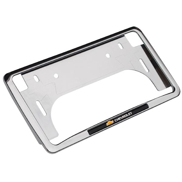 GM純正 クロームナンバーフレーム ロゴ入/シボレー アストロ