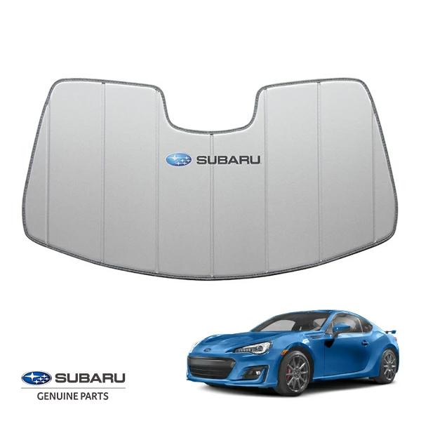 USスバル純正 専用設計 SUBARUロゴ入 サンシェード シルバー 吸盤不要