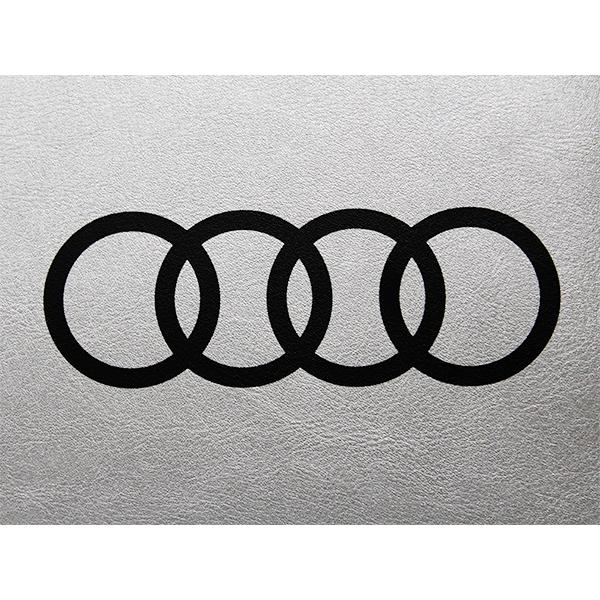 USアウディ純正 専用設計 AUDI ロゴ入 サンシェード 吸盤不要