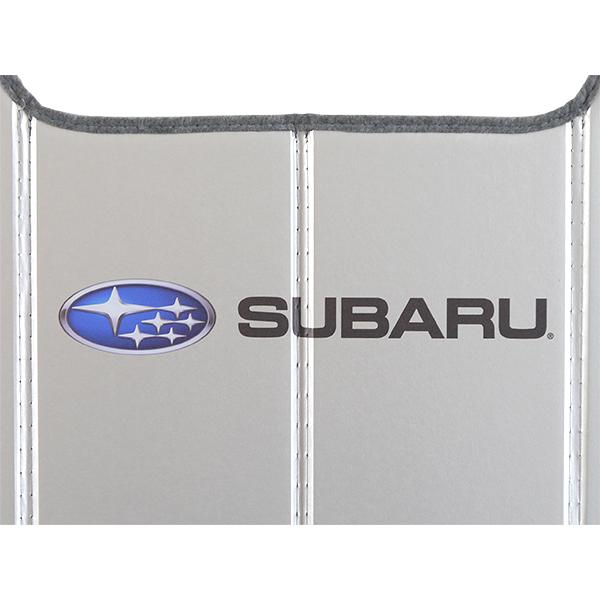 USスバル純正 専用設計 SUBARUロゴ入 サンシェード シルバー 吸盤不要