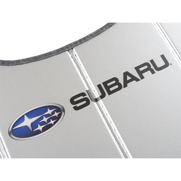 USスバル純正 専用設計 SUBARUロゴ入 サンシェード シルバー 吸盤不要