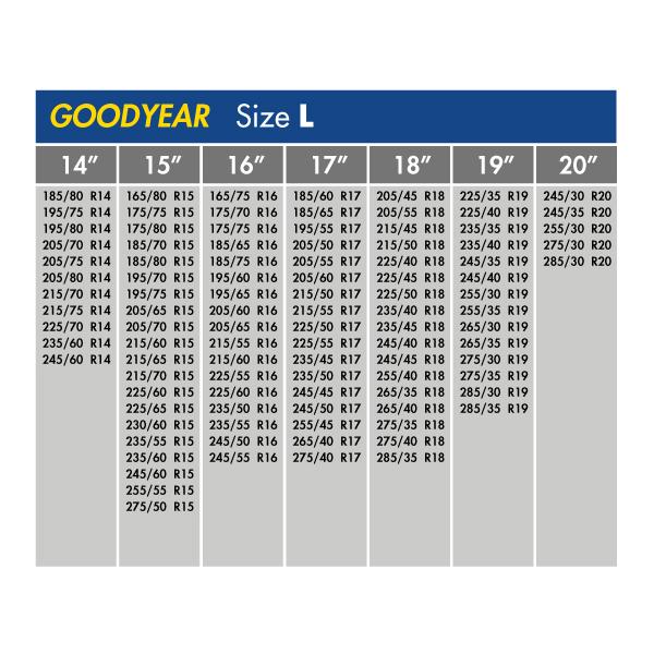 GOODYEAR スノーソックス 布製 タイヤチェーン CLASSIC Lサイズ  トヨタ ノア / ZWR95W タイヤサイズ： 205/60R16 16インチ用｜californiacustom｜08