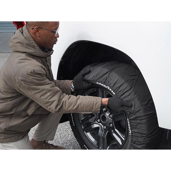 GOODYEAR 正規品 スノーソックス 布製 タイヤチェーン CLASSIC X / XL