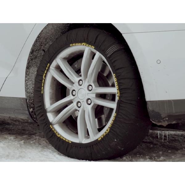 GOODYEAR スノーソックス 布製 タイヤチェーン CLASSIC XLサイズ  トヨタ ハイエース / TRH214W 195/80R15 15インチ用｜californiacustom｜07