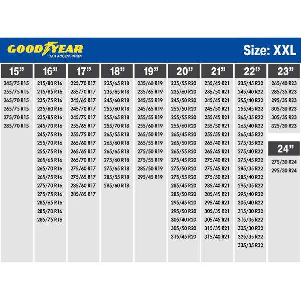 GOODYEAR 正規品 スノーソックス 布製 タイヤチェーン CLASSIC X / XXL 