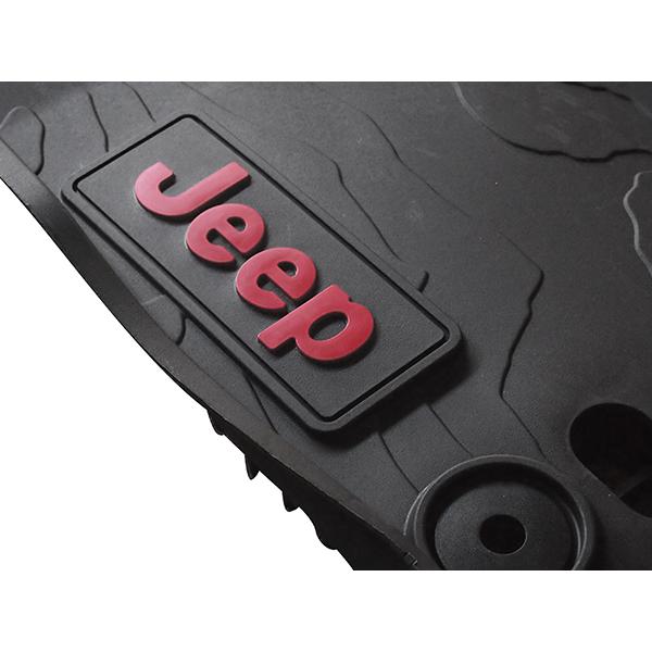 MOPAR純正 ラバーフロアマット JEEPロゴ入 前後セット オールウェザー
