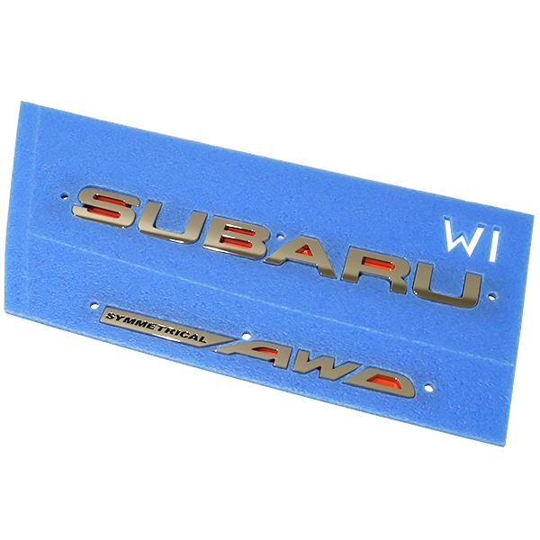 USスバル純正 レガシィ B4 BM系 リアエンブレム SUBARU+SYMMETRICAL