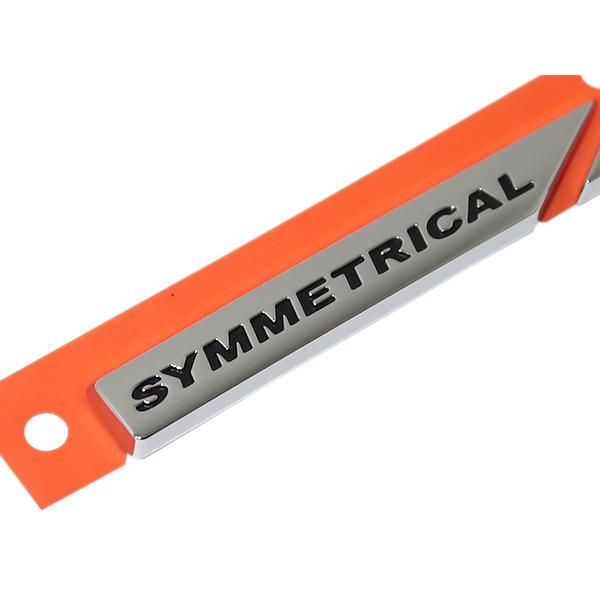 USスバル純正 レガシィ B4 BM系 リアエンブレム SUBARU+SYMMETRICAL
