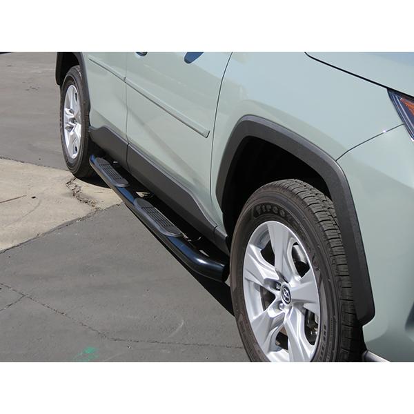 【DS3ページ】WINBO サイドステップ ブラック RAV4 WINBO製/トヨタ RAV4 50系 サイドステップ グロスブラック