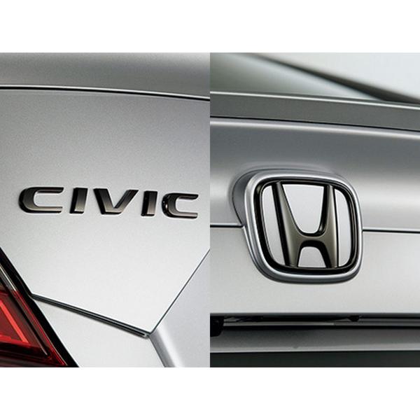 USホンダ純正 エンブレム HONDAマーク CIVIC グリル リア 3点セット