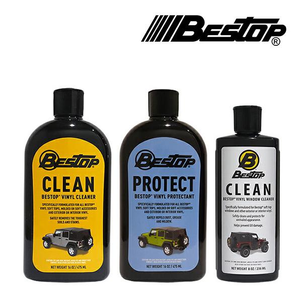 【正規品】BESTOP ソフトトップ ケアキット 1121500 3本セット ビニールウインドウクリーナー ソフトトップ保護 ジッパー