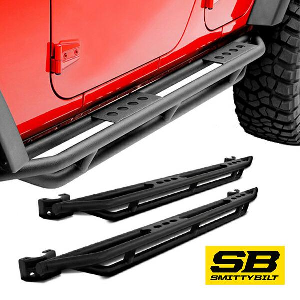Smittybilt 正規品 ジープ JK ラングラー 4ドア用 SRC サイドアーマー