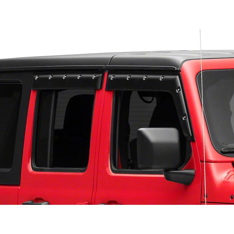 Tough Guard タフガード FormFit ドアバイザー 1台分 4PC ジープ JK