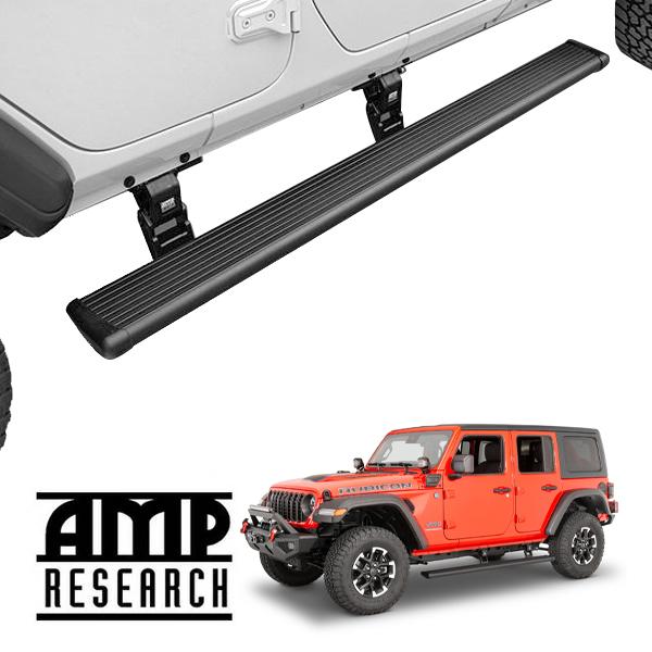 AMP RESEARCH 正規品 ジープ JL ラングラー 4ドア 電動 サイド