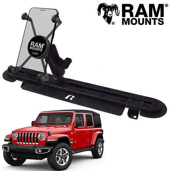 ラムマウントタフトラック Jeep JLラングラー/グラディエーター18-21用 RAM MOUNTS 正規品 ジープ JL ラングラー | JT グラディエーター ラム