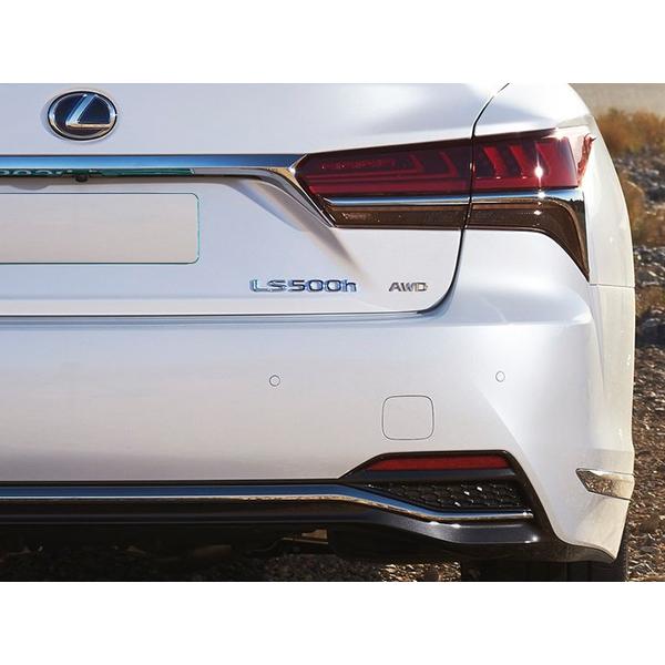 USレクサス純正 LEXUS LS500h 50系 リアエンブレム LS500hロゴ ブルー