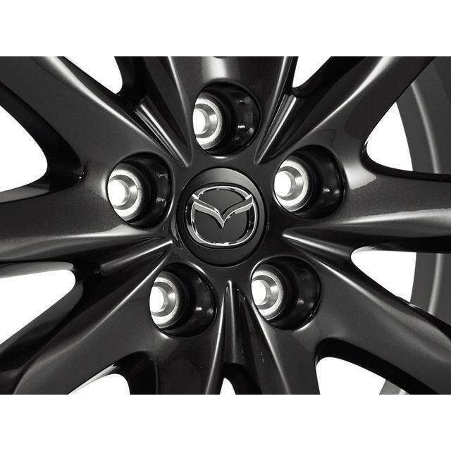 USマツダ純正 汎用 ロゴ入 ホイール センターキャップ ブラック USマツダ純正 汎用 ロゴ入 ホイール センターキャップ ブラック