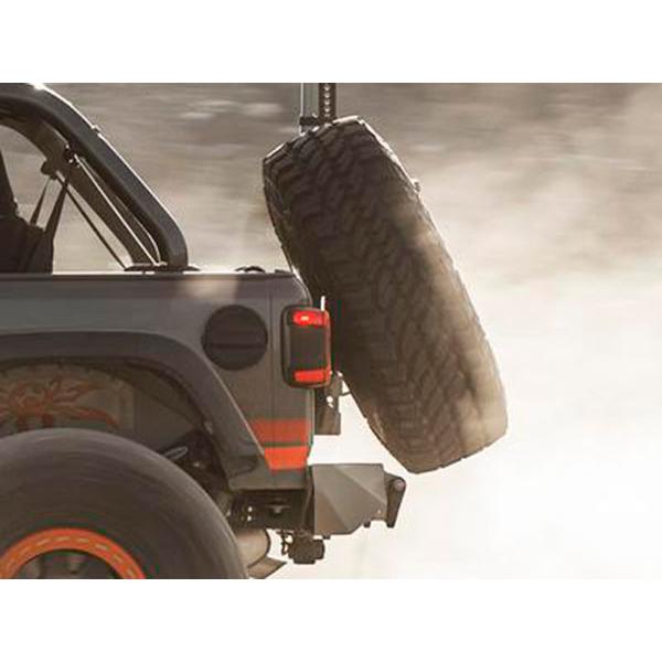 Smittybilt 正規品】HD PIVOT リア タイヤキャリア 47743 補強 歪み
