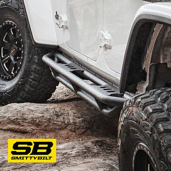 Smittybilt 正規品 ジープ JL ラングラー 4ドア用 SRC サイドアーマー