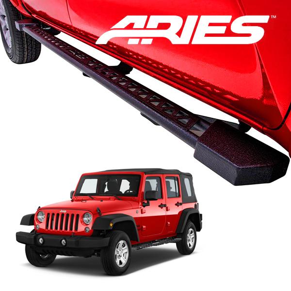 jeep jk ラングラー ARIESサイドステップ ARIES 正規品】サイドステップ ラウンド サイドバー 3インチ
