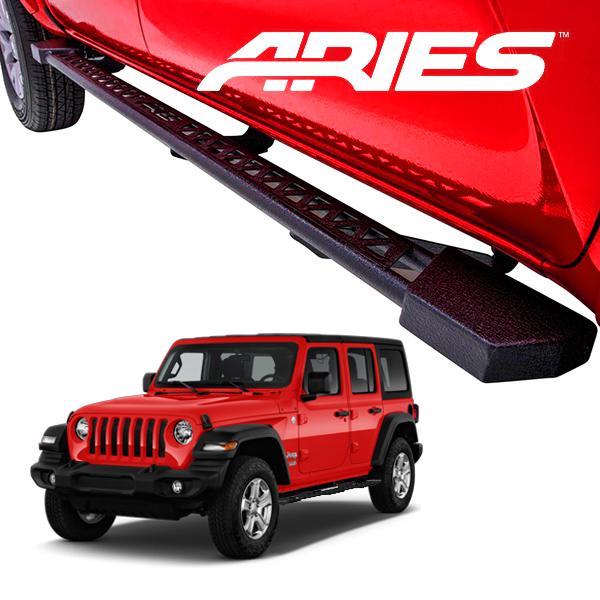 jeep jk ラングラー ARIESサイドステップ ARIES 正規品】サイドステップ ラウンド サイドバー 3インチ