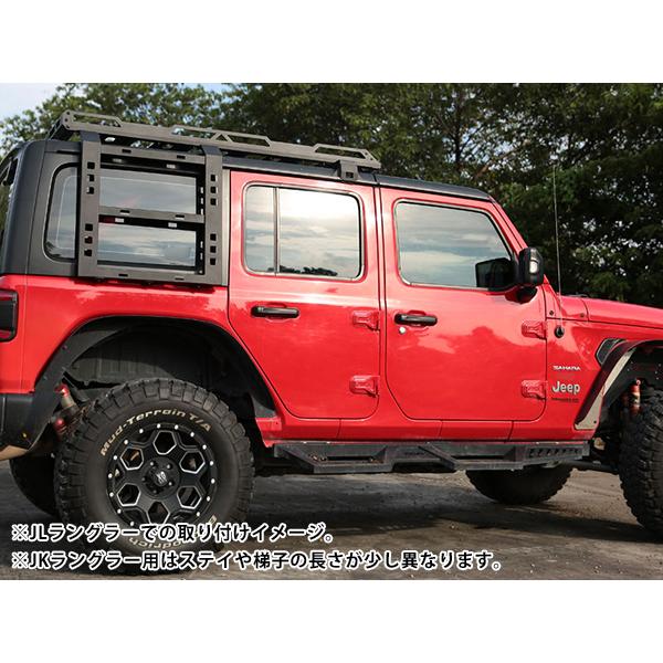 ジープ JK ラングラー アンリミテッド 純正ハードトップ車 サイド