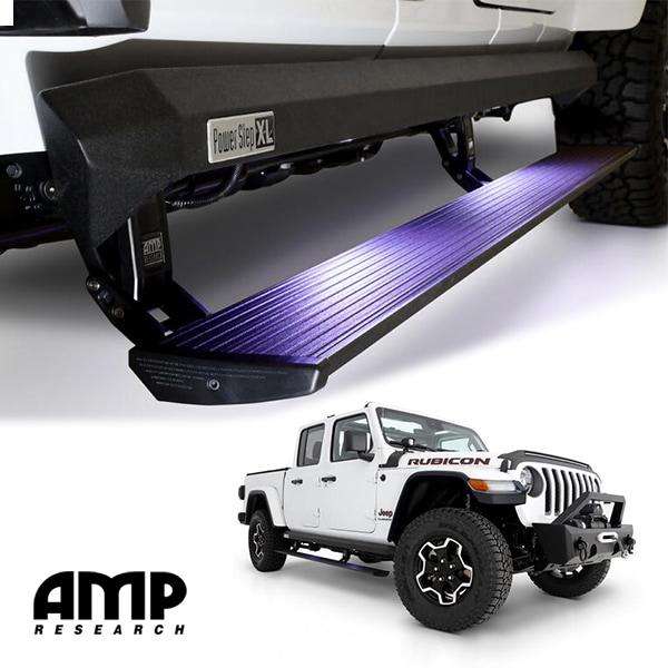 jeep グラディエーター　電動サイドステップ AMP RESEARCH 正規品 ジープ JT グラディエーター 電動 サイドステップ